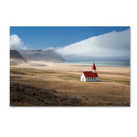 Trademark Fine Art Kirill Trubitsyn 'Lonely Church' Canvas Art, 30x47 1X01635-C3047GG